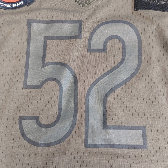 Nike Chicago Bears Jersey Youth Size L (14/16) Khalil Mack #52 On Field Green - Picture 2 of 9